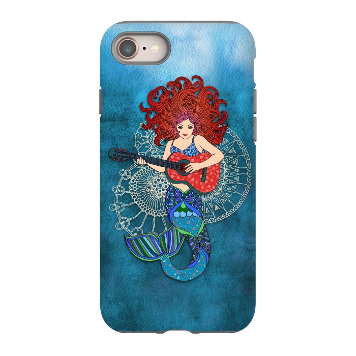 iPhone SE StrongFit Musical Mermaid by Micklyn Le Feuvre