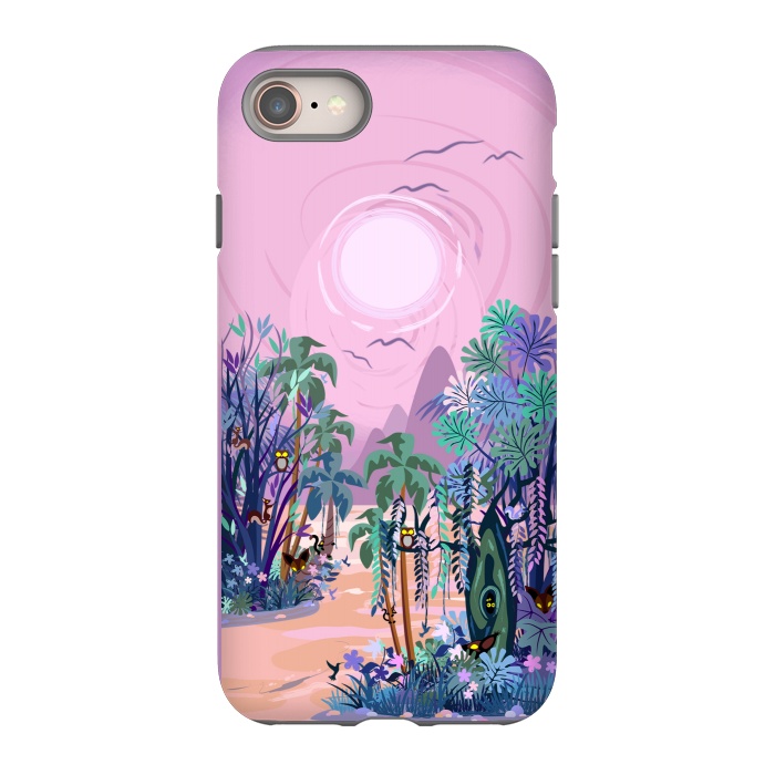 iPhone SE StrongFit The Eyes of the Enchanted Misty Forest by BluedarkArt