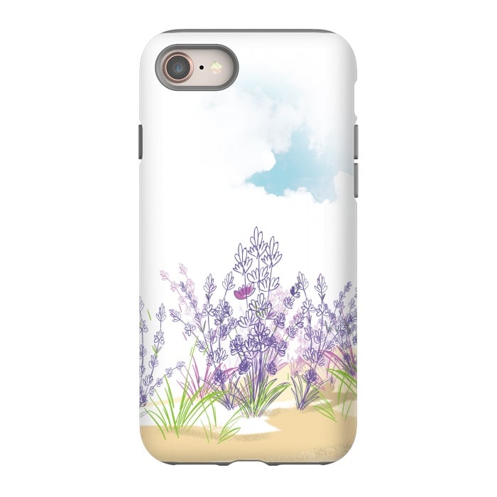 iPhone SE StrongFit Lavender flower by Bledi