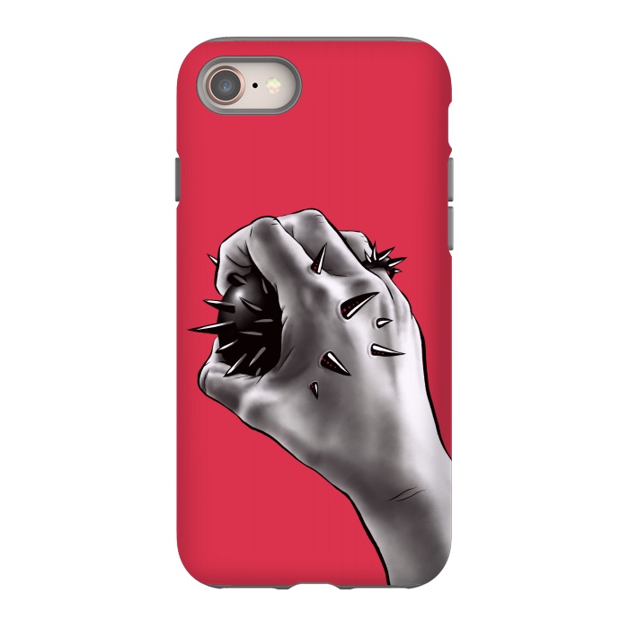 iPhone SE StrongFit Gothic horror art - stabbed hand  by Boriana Giormova