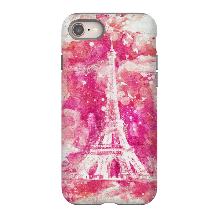 iPhone SE StrongFit Artistic XLIV - Eiffel Tower Paris by Art Design Works