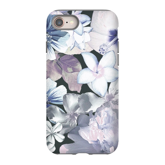 iPhone SE StrongFit Dark flowers by Susanna Nousiainen