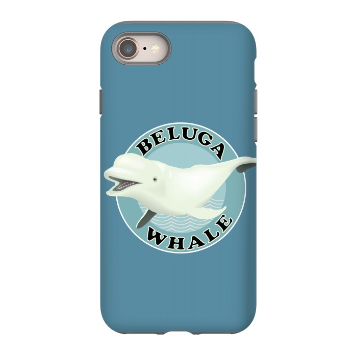 iPhone SE StrongFit Beluga Whale by Mangulica