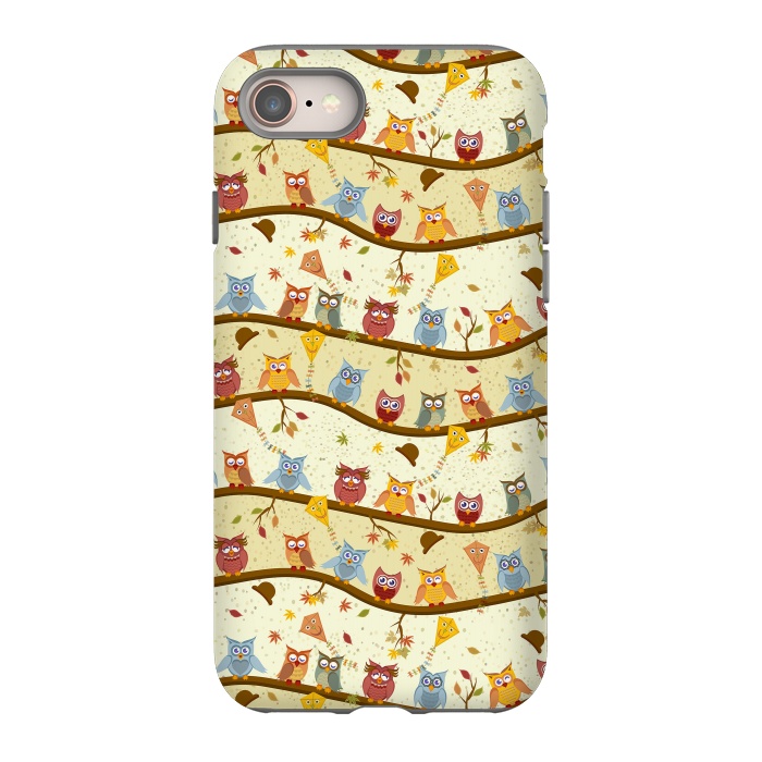 iPhone SE StrongFit autumn owls by Ancello