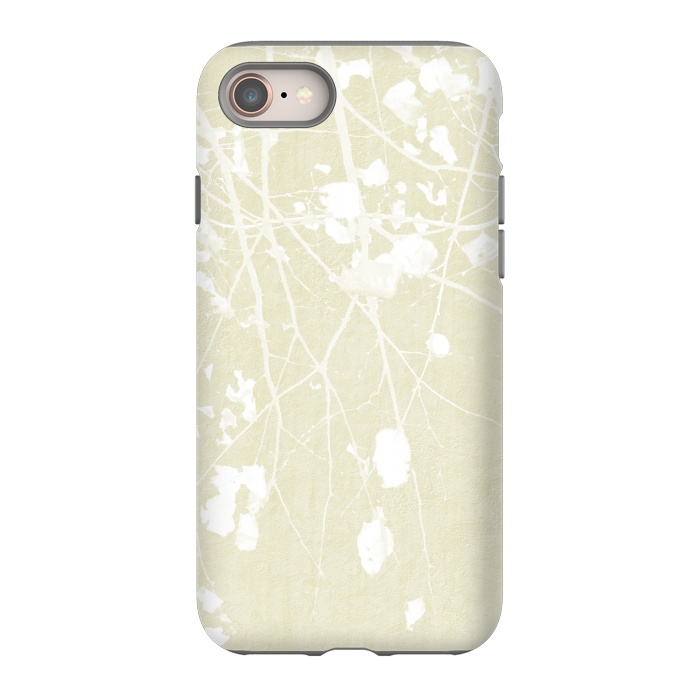 iPhone SE StrongFit  Foliage on Ivory by amini54