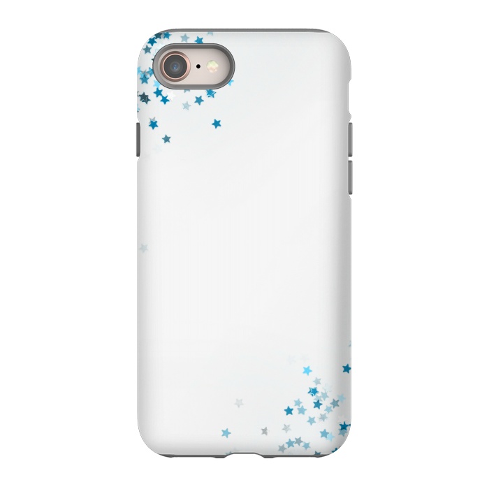 iPhone SE StrongFit blue glitter star by MALLIKA