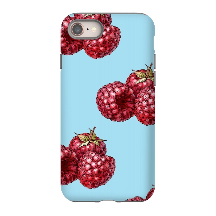 iPhone SE StrongFit Raspberries by Carlos Maciel