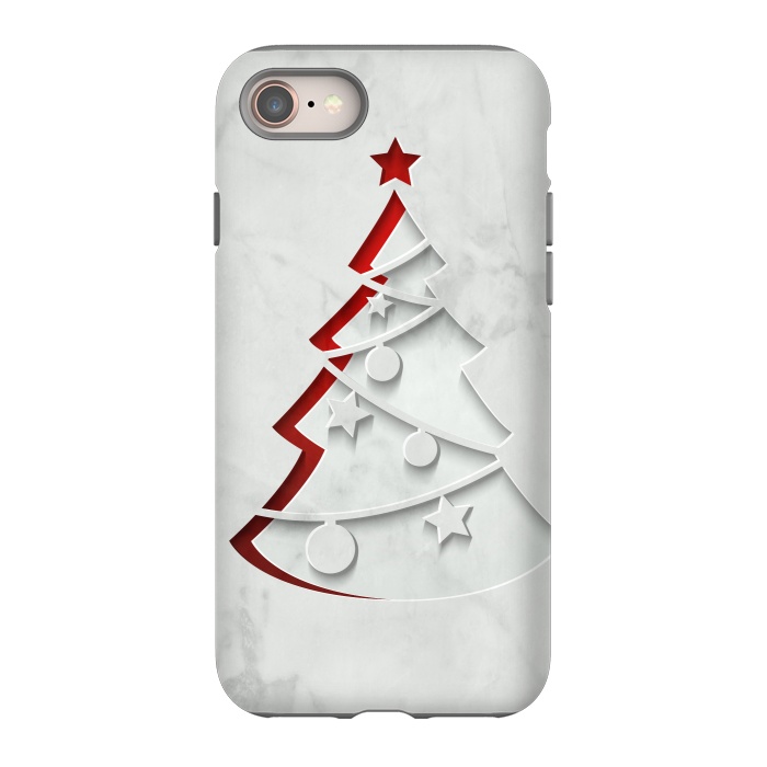 iPhone SE StrongFit Marble Xmas Tree by Carlos Maciel