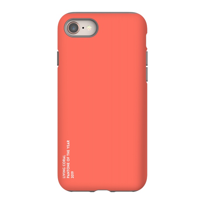 iPhone SE StrongFit Living Coral by Carlos Maciel