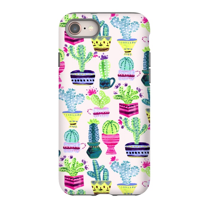 iPhone SE StrongFit Millennial Pink Cacti  by Tigatiga