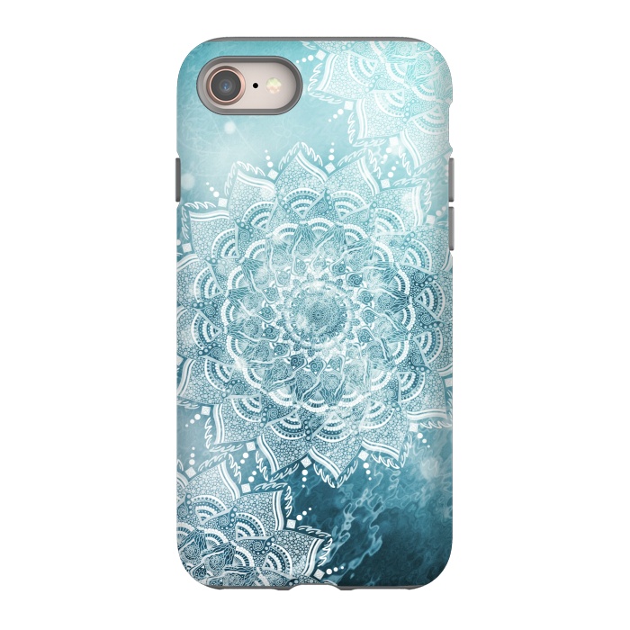 iPhone SE StrongFit Mandala bluegreen by Jms