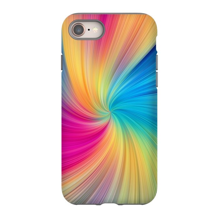 iPhone SE StrongFit Rainbow Abstract Design by Art Design Works