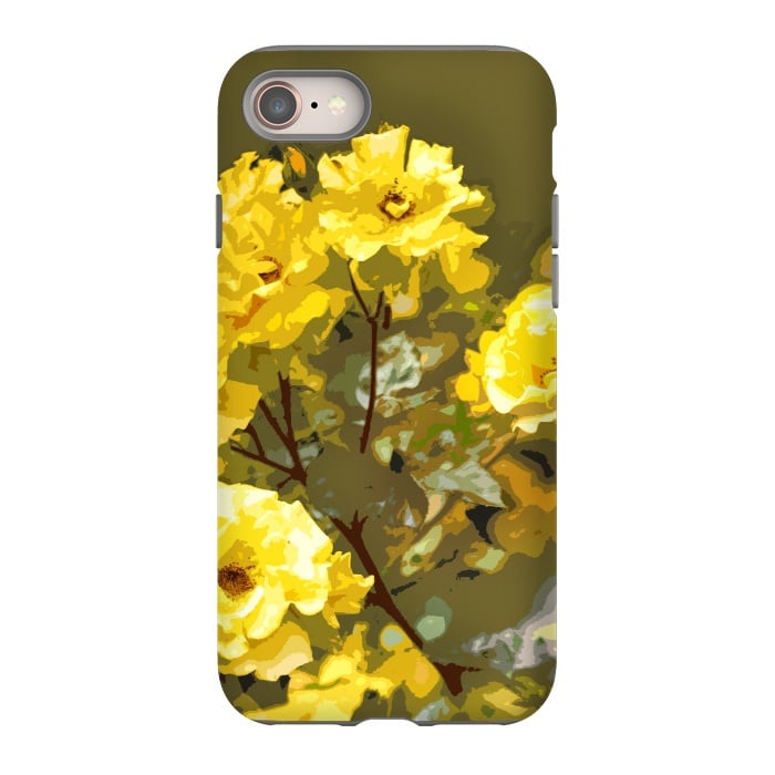 iPhone SE StrongFit Yellow roses by Bledi