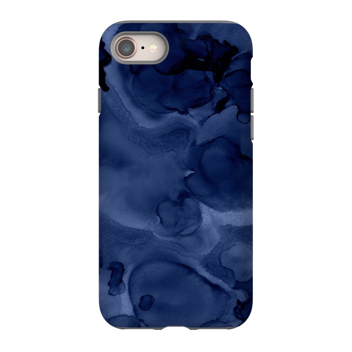 iPhone SE StrongFit Blue Ink Marble by  Utart