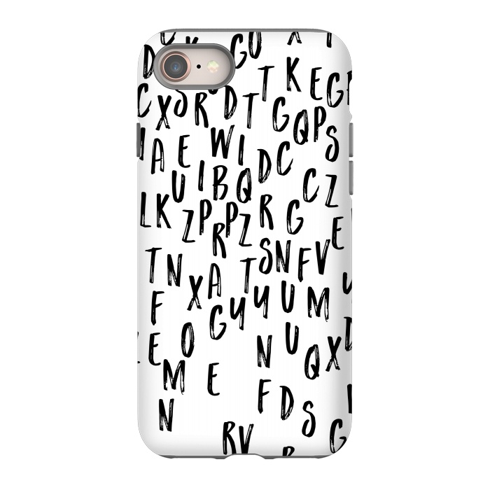 iPhone SE StrongFit Alphabet Letters by Karolina