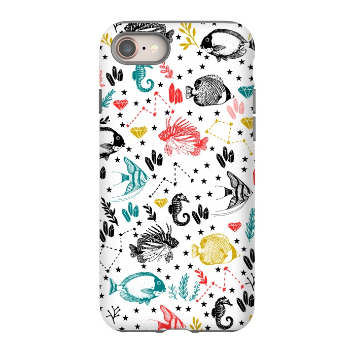 iPhone SE StrongFit Tropical Fish by Karolina