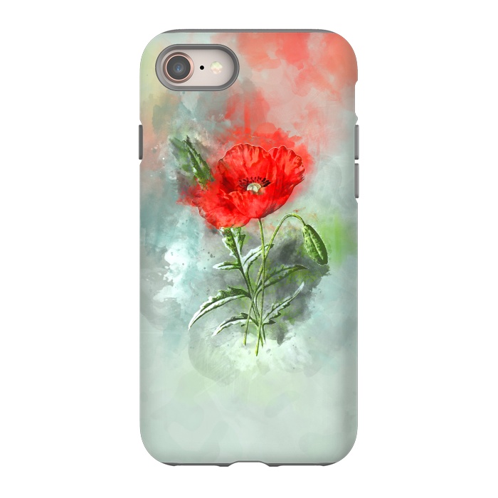 iPhone SE StrongFit Red Poppy by Creativeaxle
