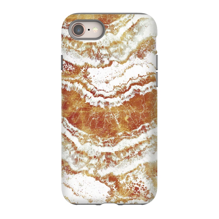 iPhone SE StrongFit Gold agate marble art by Oana 