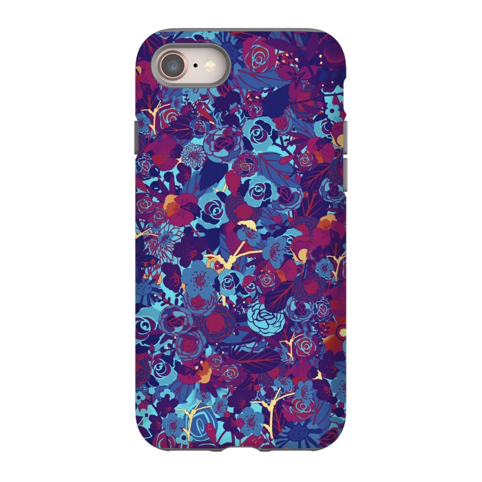 iPhone SE StrongFit Blue floral by Jms