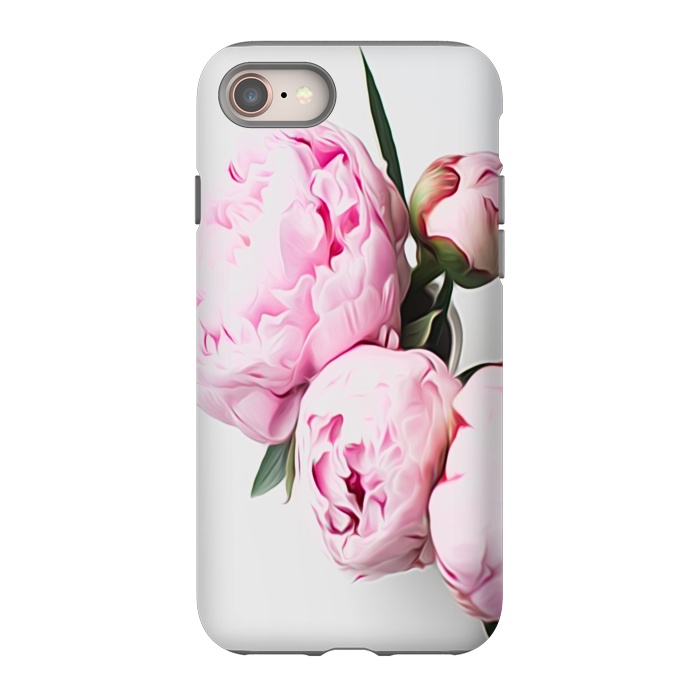 iPhone SE StrongFit Vase of Peonies by Alemi