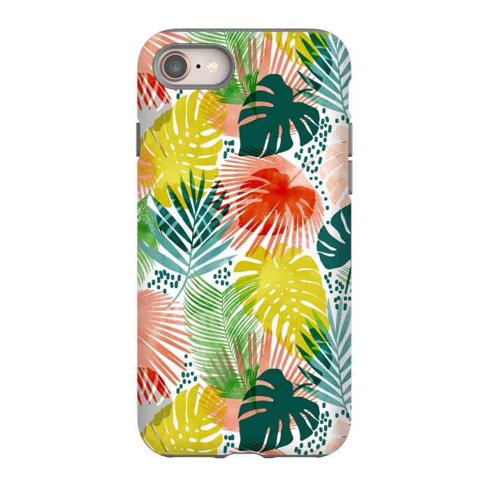 iPhone SE StrongFit Tropical Garden by Uma Prabhakar Gokhale