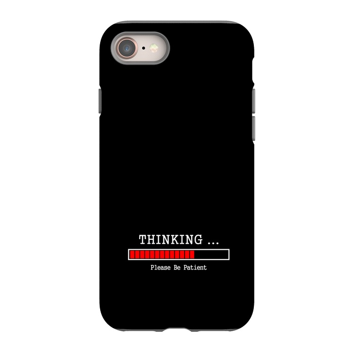 iPhone SE StrongFit thinking plese be patient by TMSarts