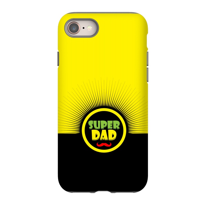 iPhone SE StrongFit super dad mustache by TMSarts