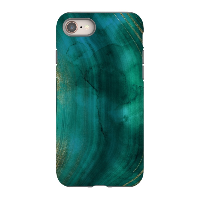 iPhone SE StrongFit Green Malachite Marble Texture by  Utart