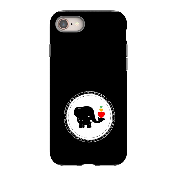 iPhone SE StrongFit cutest baby elephant by TMSarts