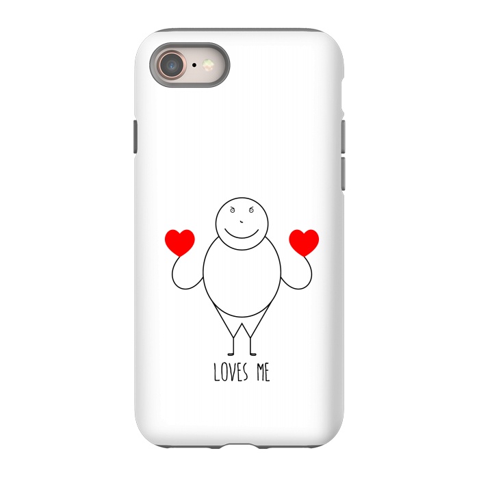 iPhone SE StrongFit fat strickmans heart by TMSarts
