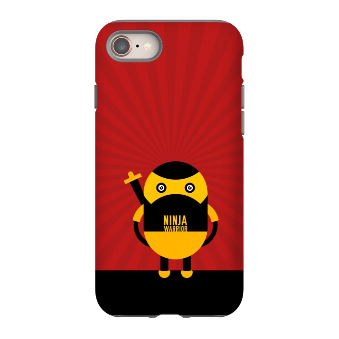 iPhone SE StrongFit ninja warrior red by TMSarts