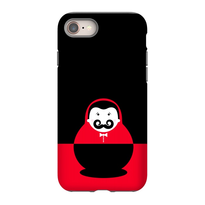 iPhone SE StrongFit baby with mustache by TMSarts