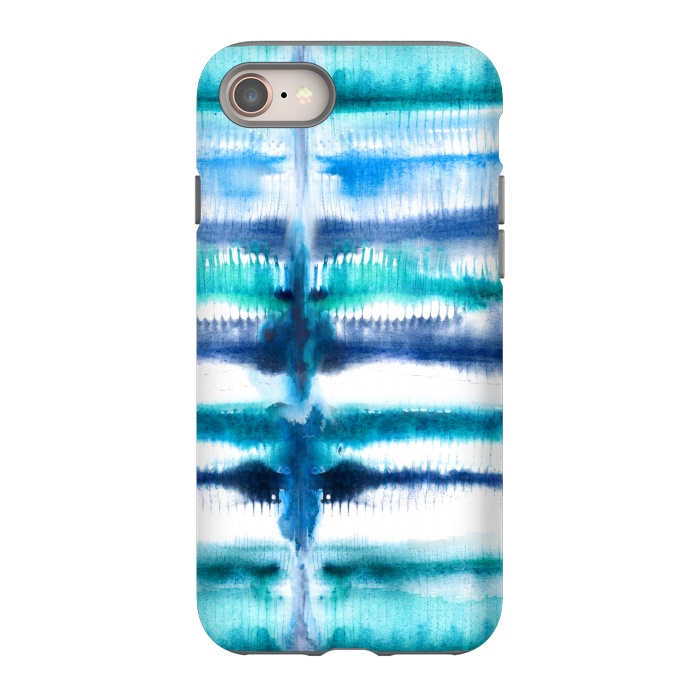 iPhone SE StrongFit Shibori Stripes by gingerlique