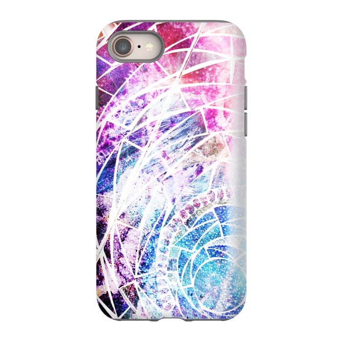 iPhone SE StrongFit Star dust marble mosaic by Oana 