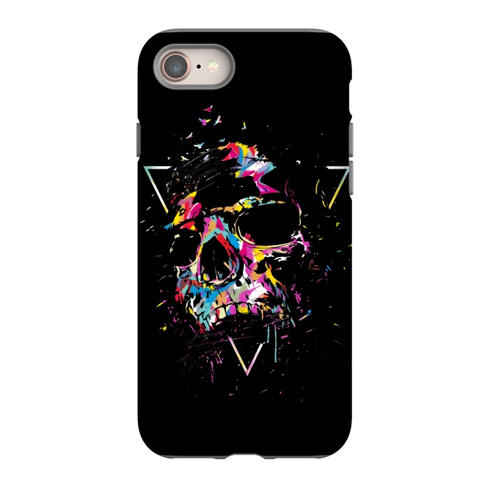 iPhone SE StrongFit Skull X by Balazs Solti