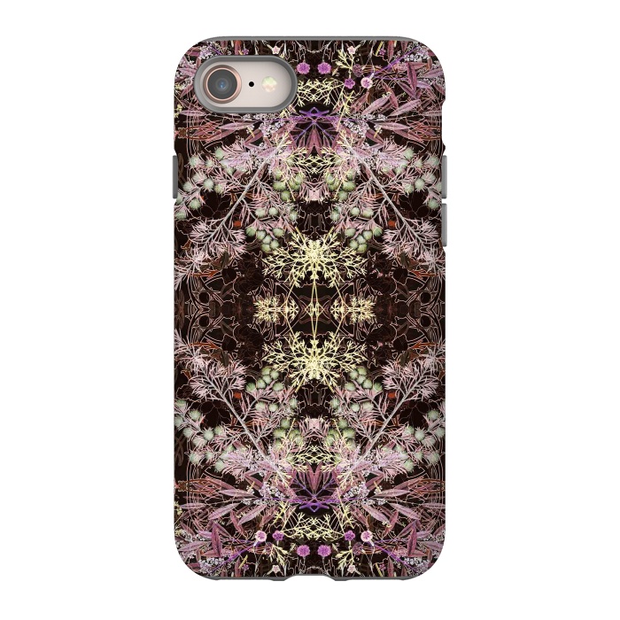 iPhone SE StrongFit Delicate arts and crafts botanical pattern by Oana 