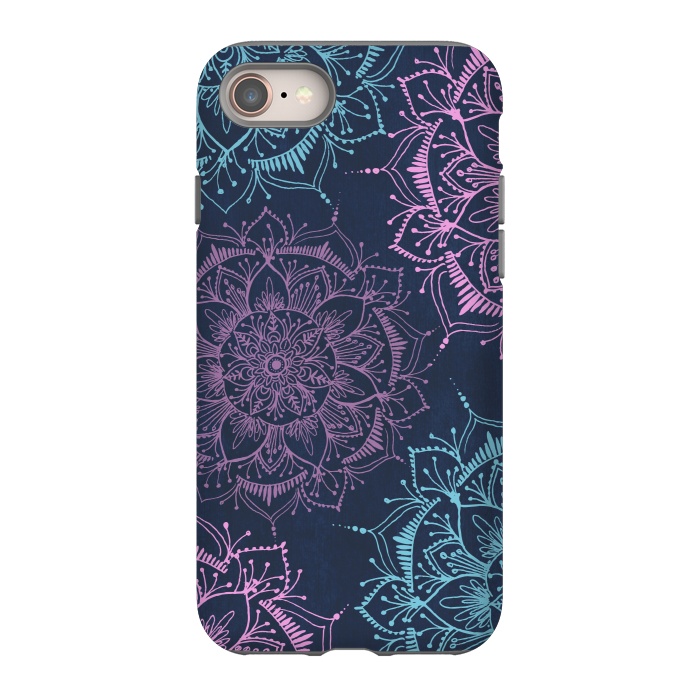 iPhone SE StrongFit bliss mandala pattern by Rose Halsey