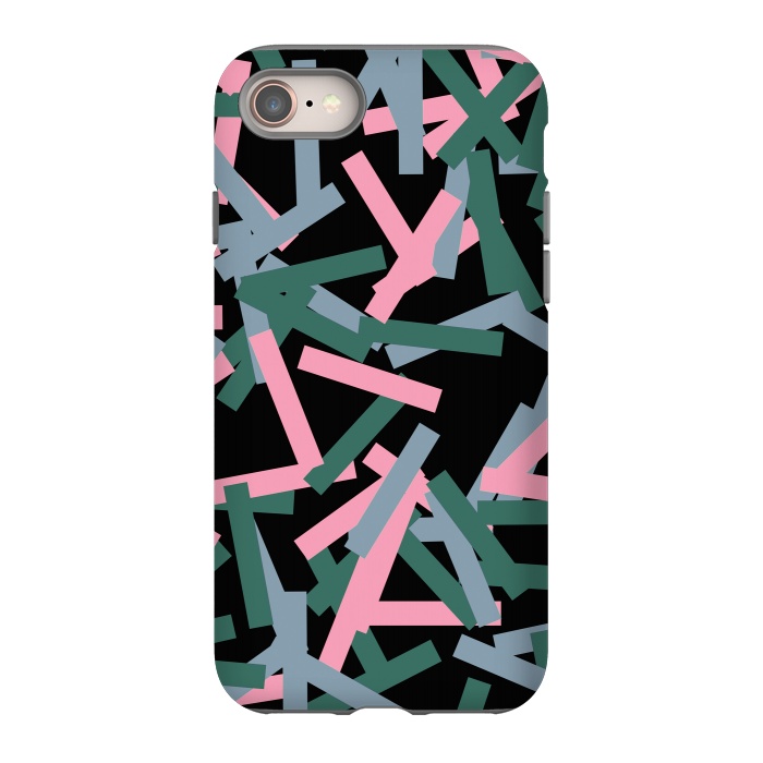 iPhone SE StrongFit Rectangular Confetti Pink by Ninola Design