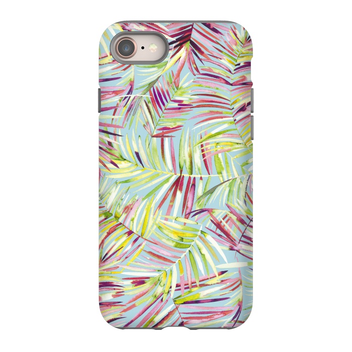 iPhone SE StrongFit Tranquility Tropical Palms by Ninola Design