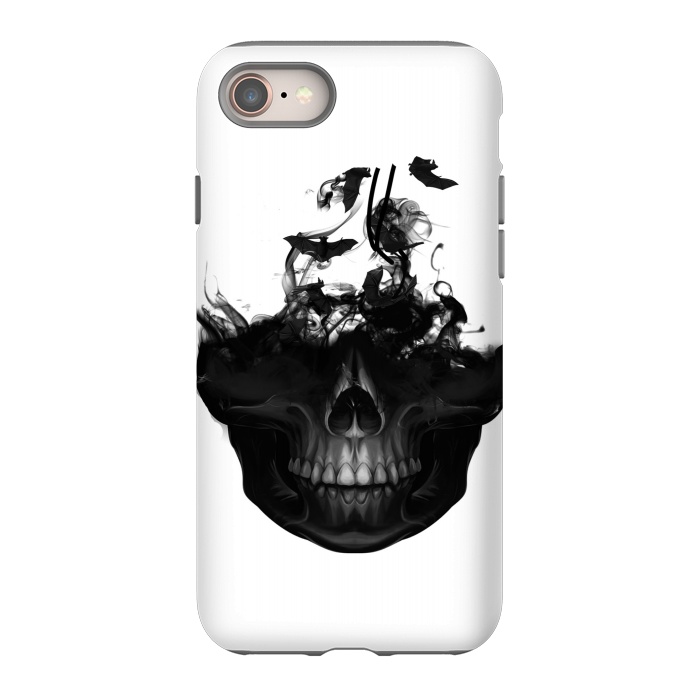 iPhone SE StrongFit black skull by haroulita