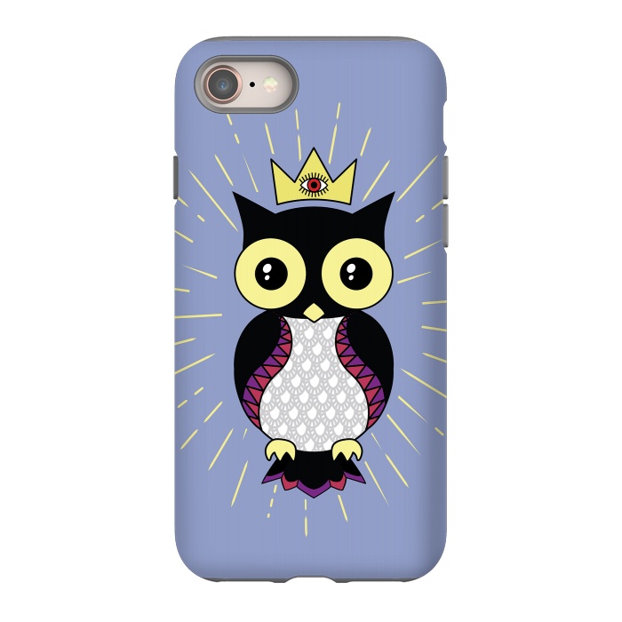 iPhone SE StrongFit All seeing owl by Laura Nagel