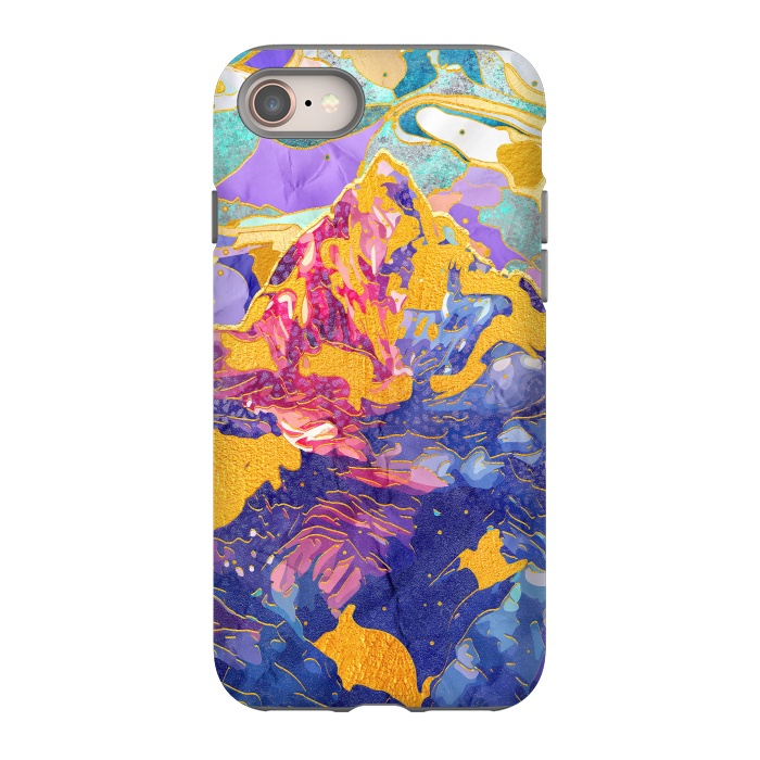 iPhone SE StrongFit Dreamy Mountain - Illustration II by Art Design Works
