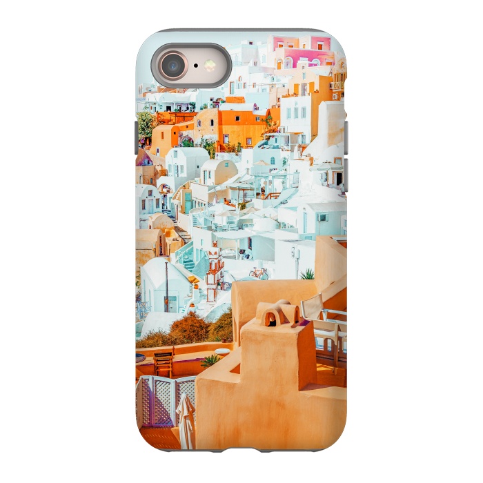 iPhone SE StrongFit Santorini Vacay by Uma Prabhakar Gokhale