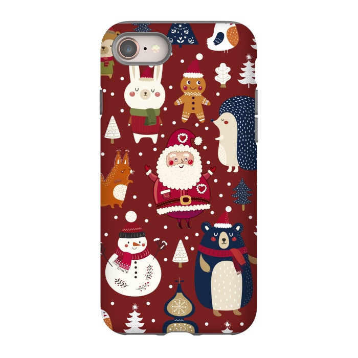 iPhone SE StrongFit Christmas Characters by ArtsCase