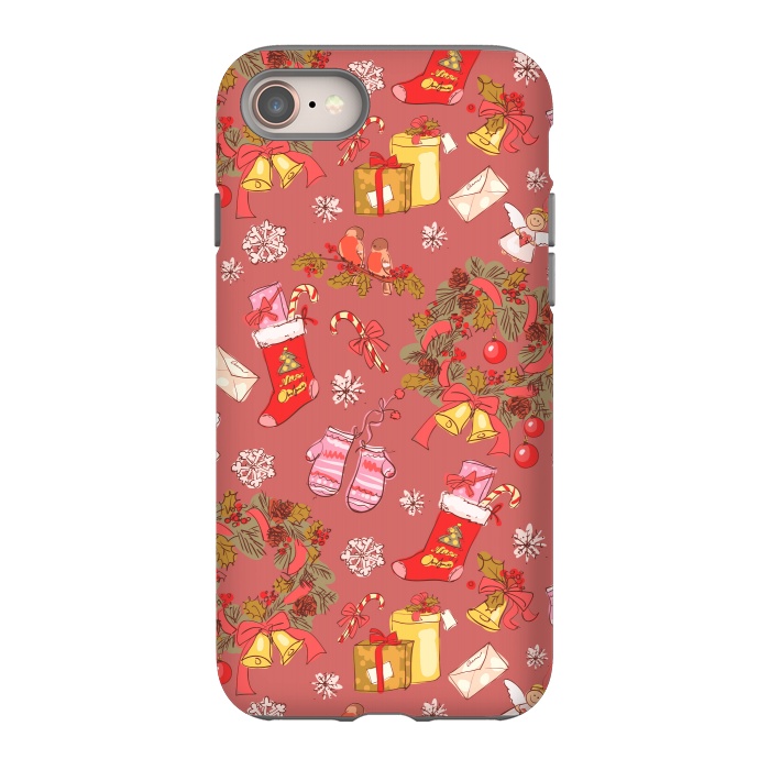 iPhone SE StrongFit Christmas Vintage Style by ArtsCase