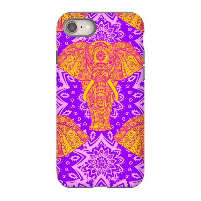 iPhone SE StrongFit Color Elephants by ArtsCase
