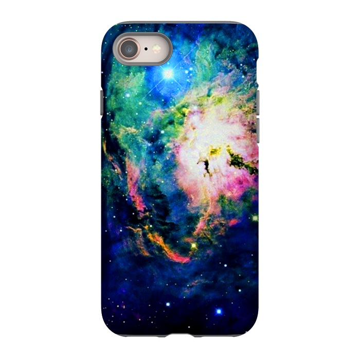 iPhone SE StrongFit colorful nebula by haroulita