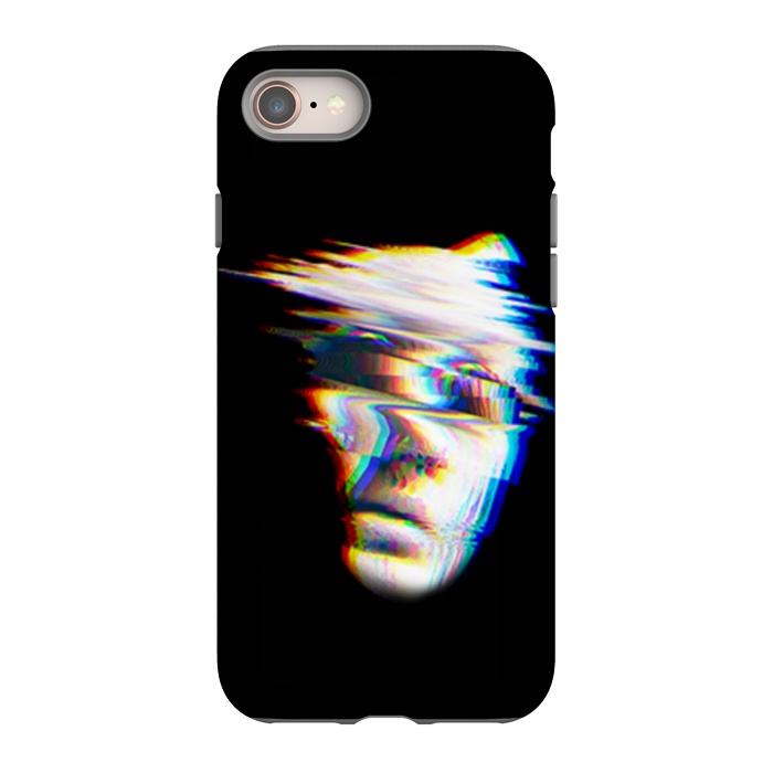 iPhone SE StrongFit glitch horror face by haroulita