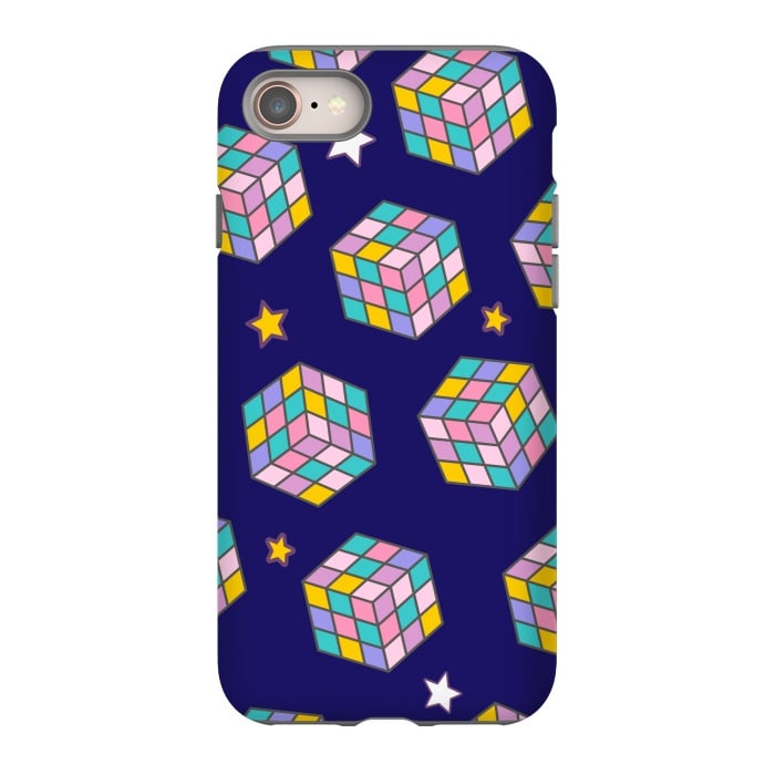 iPhone SE StrongFit cube game pattern by MALLIKA