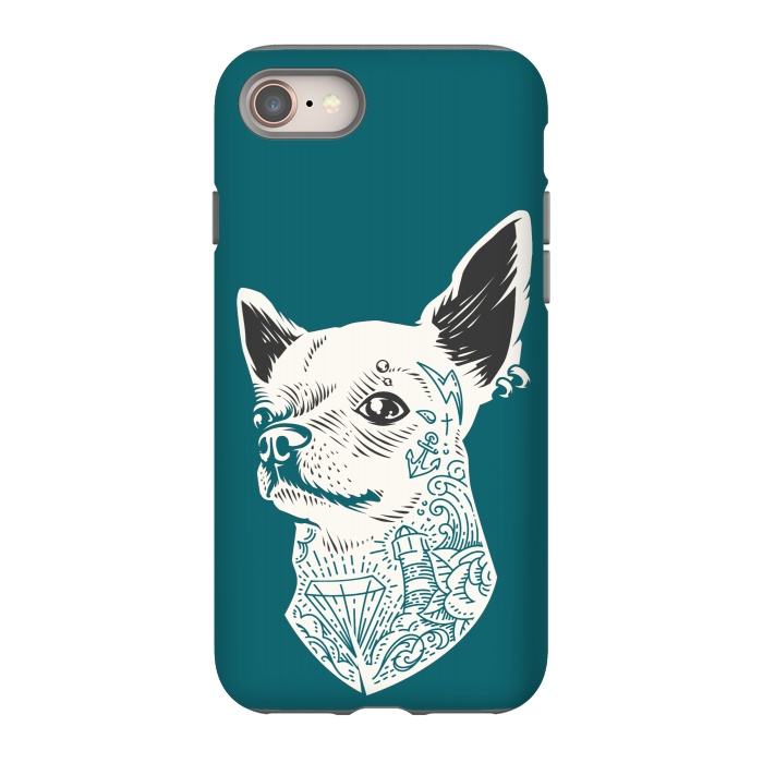 iPhone SE StrongFit Tattooed Chihuahua by Winston